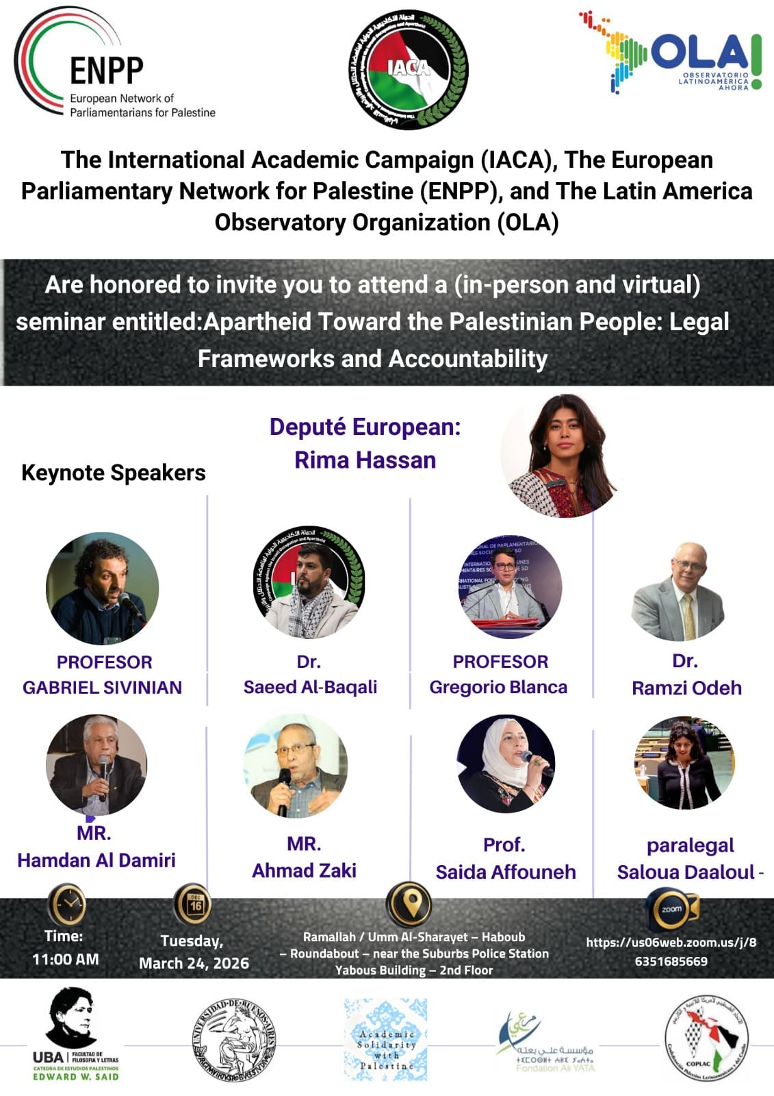 Apartheid Toward the Palestinian People: Legal Frameworks and Accountability